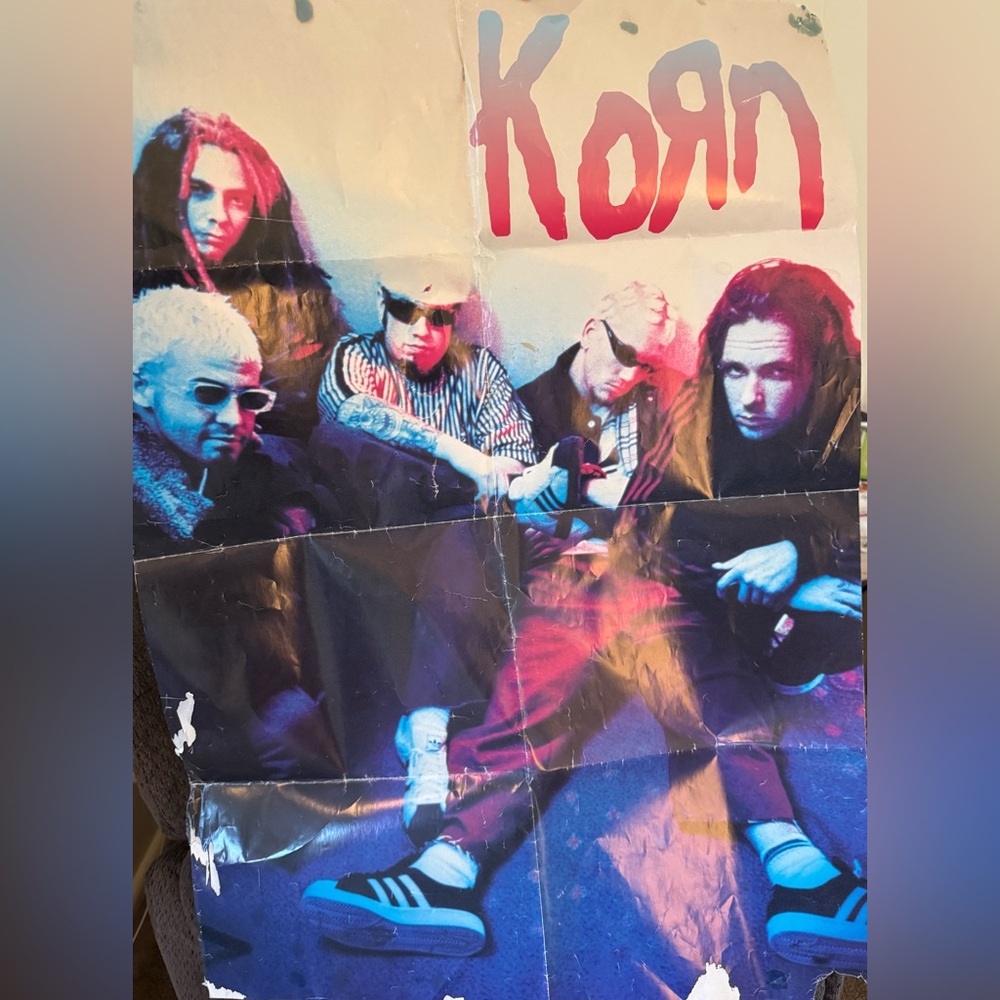 Vintage 1996 korn poster
